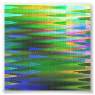 Glitch Art Vaporwave Aesthetic Analog Fault Fototryck