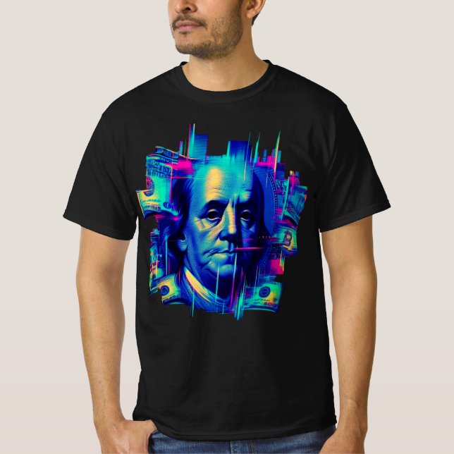 Glitch benjamin t shirt (Framsida)