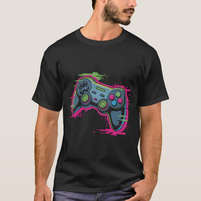 Glitch Controller T Shirt (Framsida)