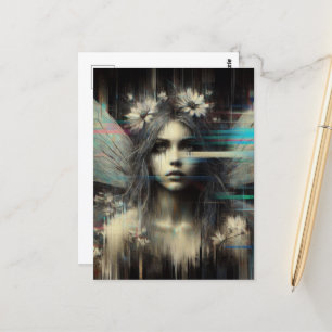 Glitch Fairy Vykort