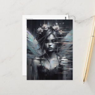 Glitch Fairy Vykort