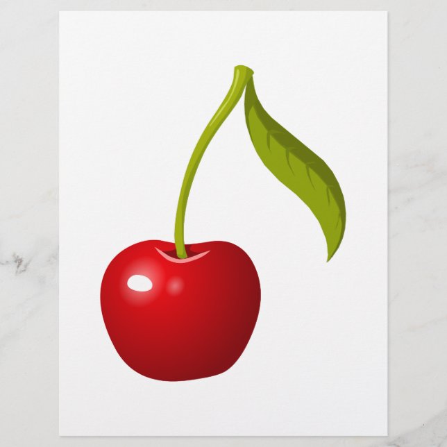 Glitch Food cherry (Framsida)