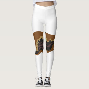 Glitch Food Getöra, friterad Leggings