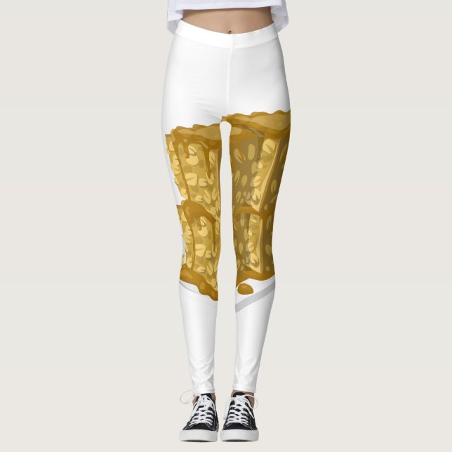Glitch Food, havrekaka Leggings (Framsida)