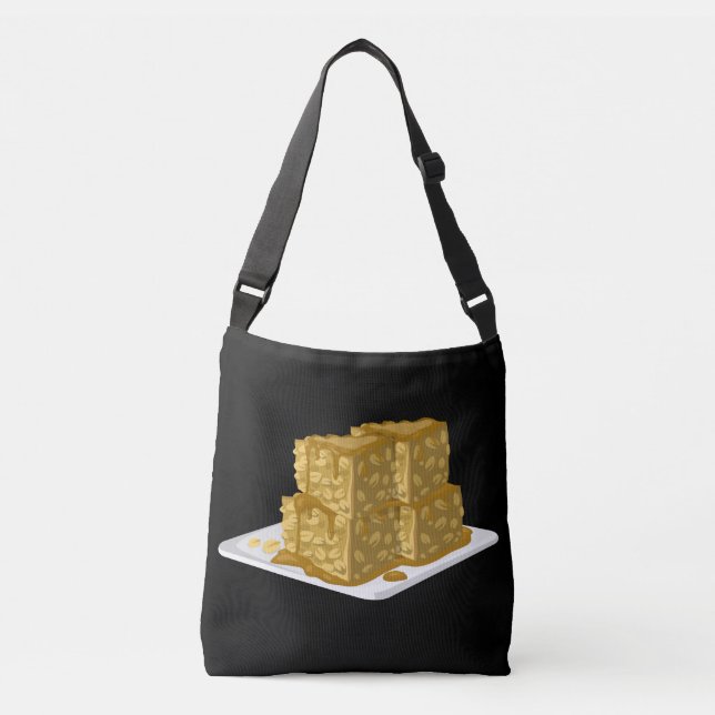 Glitch Food Oaty tårta Axelväska (Framsida)