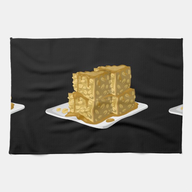 Glitch Food Oaty tårta Kökshandduk (Horisontell)