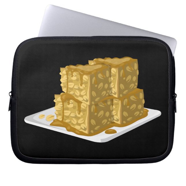 Glitch Food Oaty tårta Laptop Sleeve (Framsidan)