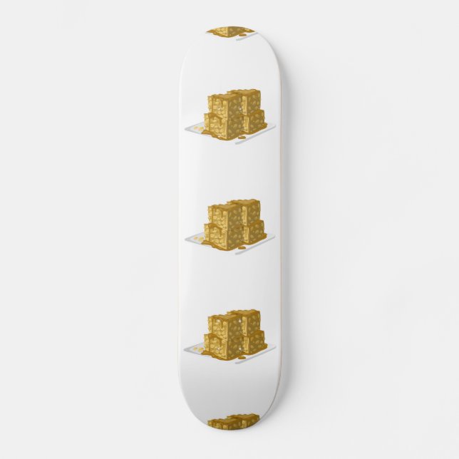 Glitch Food Oaty tårta Skateboard Bräda 21,5 Cm (Framsida)