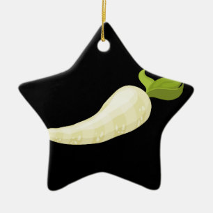 Glitch Food parsnip Julgransprydnad Keramik
