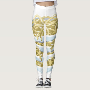 Glitch Food-slättnoodlar Leggings