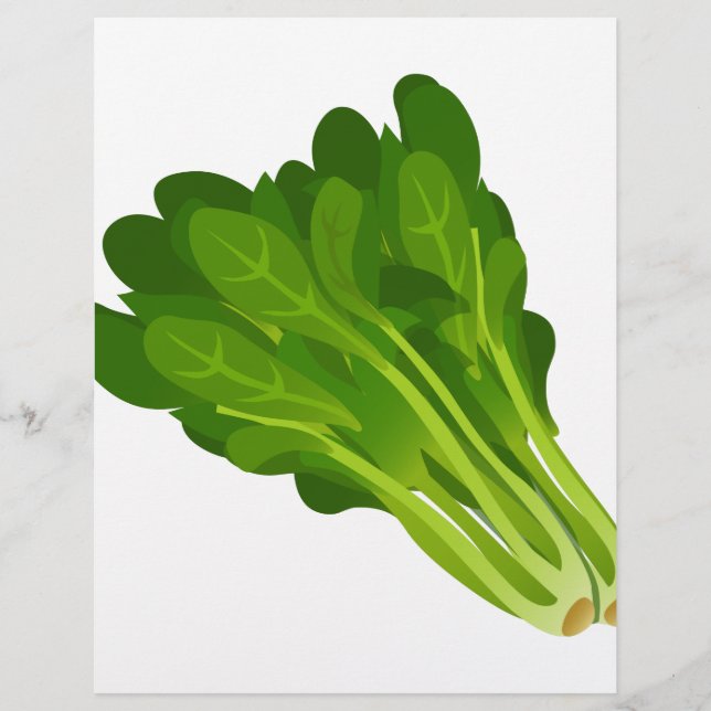 Glitch Food spinach (Framsida)