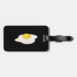 Glitch Food-stekt ägg Bagagebricka