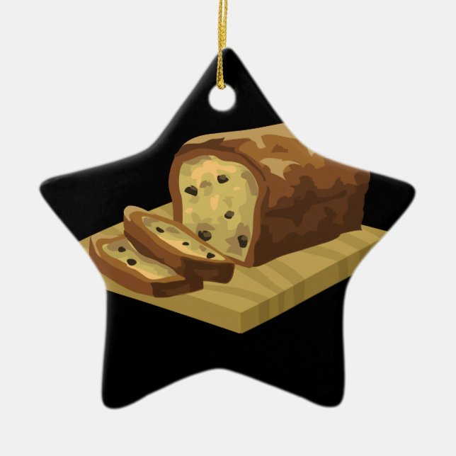 Glitch Food swank zucchini loaf Julgransprydnad Keramik (Framsidan)