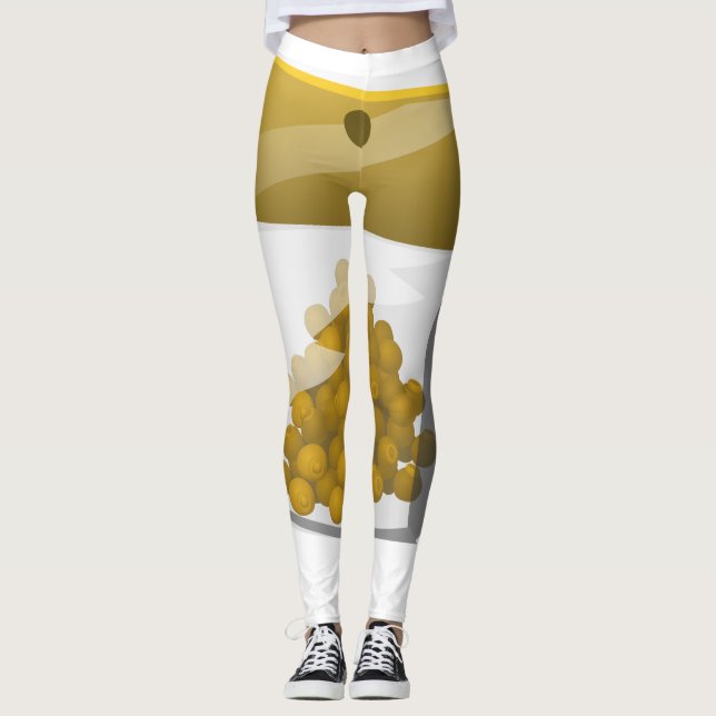Glitch Food trump rub Leggings (Framsida)