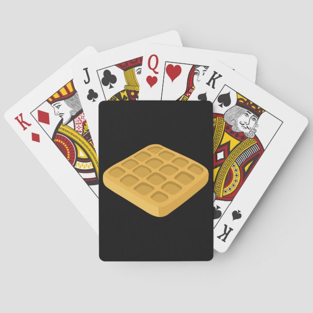 Glitch Food waffles Casinokort (Baksidan)