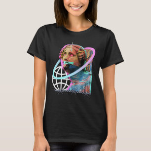 Glitch Greece Statue Retrowave Synthwave Vaporwave T Shirt