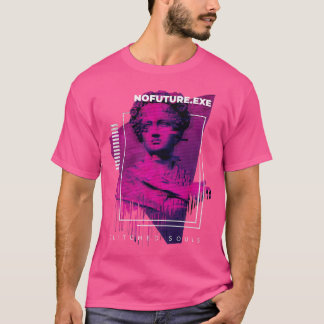Glitch Greek Myths Gods & Goddesses Statue Greece  T Shirt