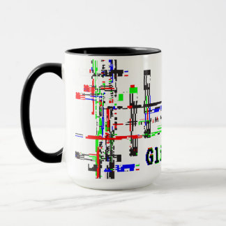 Glitch Mode — Cyberpunk Digital Glitch Design. Mugg
