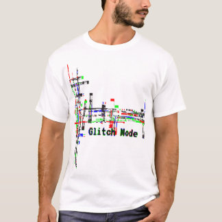 Glitch Mode — Cyberpunk Digital Glitch Design. T Shirt