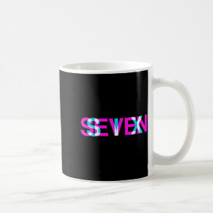 Glitch Optisk Illusion Sex Sju 6 7 Meme Gen Alp Kaffemugg