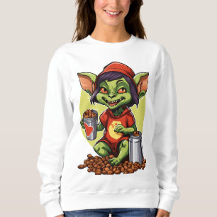 Glitch Pause Clown - Neon Cyber Art Logotyp" T Shirt