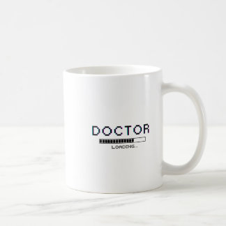 Glitch Pixel Doktor Laddar Humor Kaffemugg