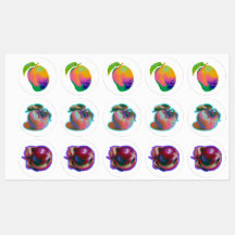 Glitch Pixel  Fruktkonst