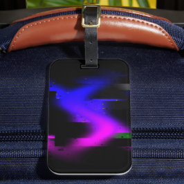 Glitch Plasma Black Bagagebricka