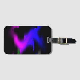 Glitch Plasma Black Bagagebricka