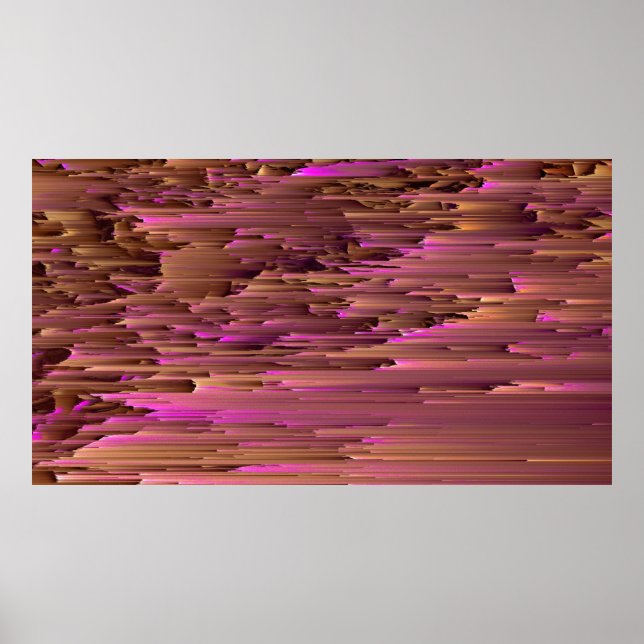 glitch Texturöverlägg TV Vintage ram Filmsback Poster (Framsidan)