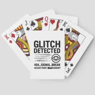 GLITCH UPPTÄCKT - Skadad signalöverföring Casinokort