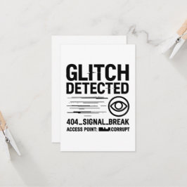 GLITCH UPPTÄCKT - Skadad signalöverföring Kort