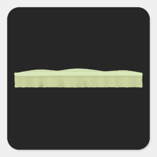 Glitch Wardrobia-plattformen med kjol 1 Fyrkantigt Klistermärke