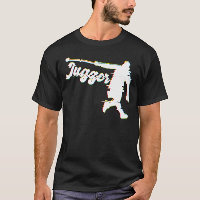 Glitched Jugger Funny Jugger T Shirt (Framsida)