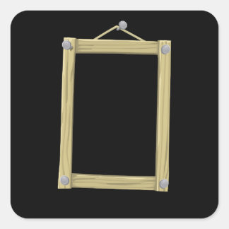 Glitchmöbellargewalldeco Fyrkantigt Klistermärke