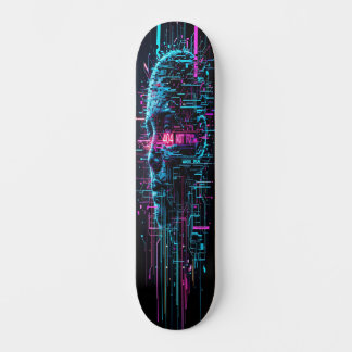 Glitchwave Skater Edition 1 Mini Skateboard Bräda 18,5 Cm