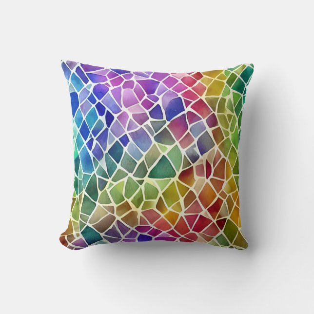 Glitter Abstrakt Geometric Octagon Kudde (Framsida)