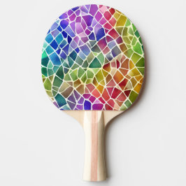 Glitter Abstrakt Geometric Octagon Pingisracket