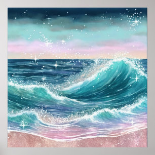 *~* Glitter AP60 Kusthavets havsområde Poster