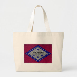 Glitter Arkansas flagga jumbo tobag Tygkasse