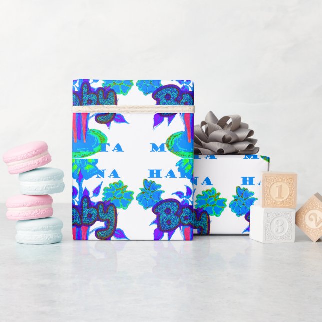 Glitter Baby Hakuna Matata-gåvor.png Presentpapper (Baby Shower)