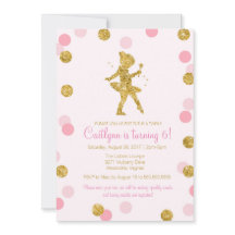 Glitter Ballerina, Rosa och Guld Gnistra Födelseda