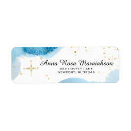 *~*Glitter Beach Ocean Guld NAUTICAL COMPASS Returadress Etikett