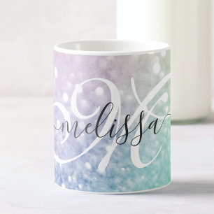 Glitter Bokeh Glamoral Elegant Kaffemugg