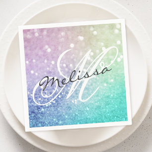 Glitter Bokeh Glamoral Elegant Pappersservett