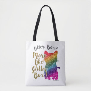 Glitter Box Kattunge Tygkasse
