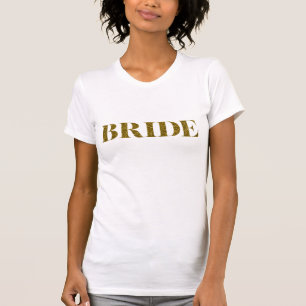 Glitter Bride Guld T-shirt
