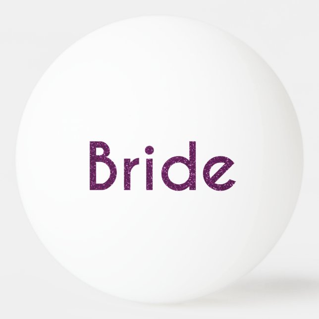 Glitter Bride Lila Pingisboll (Framsidan)