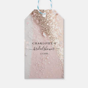 GLITTER BRÖLLOP MÖHIPPA GIFT MÄRKRES PRESENTETIKETT
