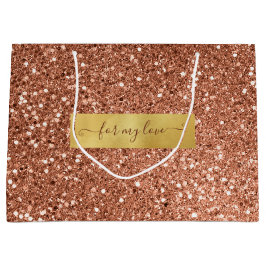 Glitter Brown Bronze Anpassningsbar Say